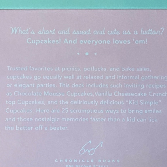 The Cupcake Deck by Elinor Klivans NWT - Picture 4 of 7